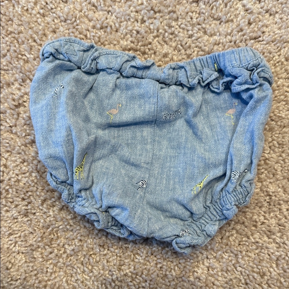 Janie and Jack Charming Blue Chambray Set - Picture 7 of 8